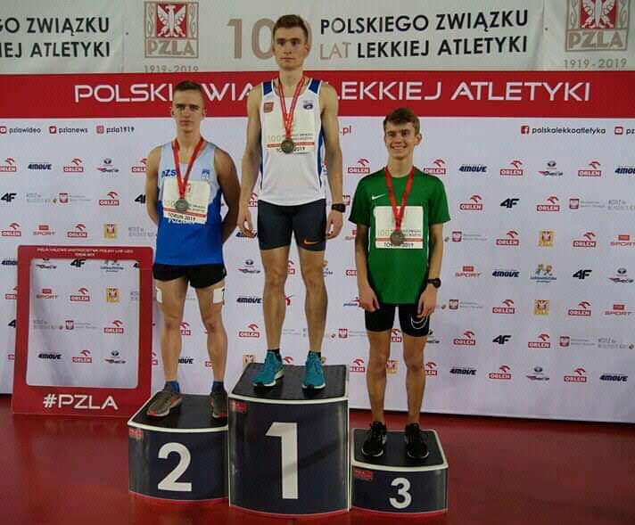 Michał Pytel Torun Halowe Mistrzostwa Polski I miejsce 2000m